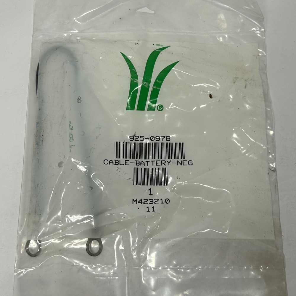 MTD Negative Battery Cable 925-0978 M423210 Lawn Mower Part Black